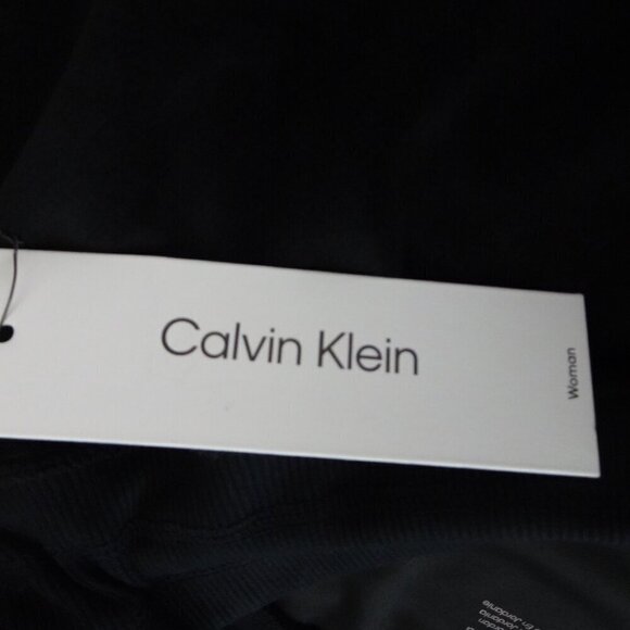 Calvin Klein Velour Pants Women's Plus Size 0X Black Pull On Elastic Waist - Picture 8 of 11